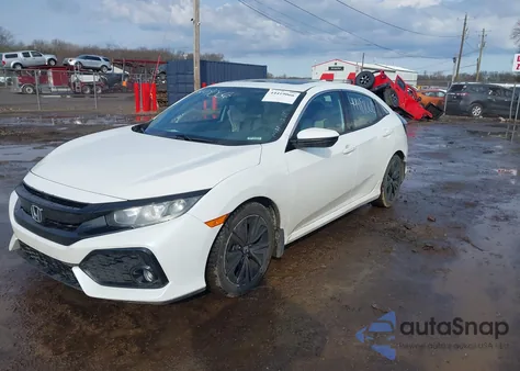 2018 Honda Civic Ex z USA, uszkodzony, nr VIN SHHFK7H57JU208083